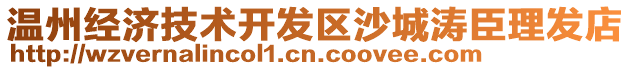 溫州經(jīng)濟(jì)技術(shù)開發(fā)區(qū)沙城濤臣理發(fā)店