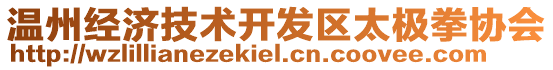 溫州經(jīng)濟(jì)技術(shù)開(kāi)發(fā)區(qū)太極拳協(xié)會(huì)