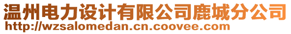 溫州電力設(shè)計(jì)有限公司鹿城分公司