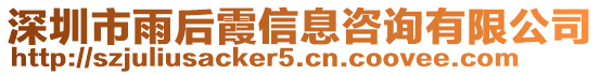 深圳市雨后霞信息咨詢有限公司