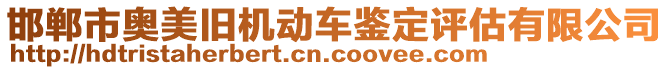 邯鄲市奧美舊機動車鑒定評估有限公司