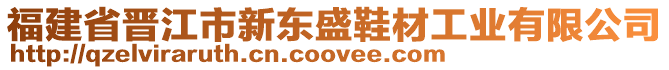 福建省晉江市新東盛鞋材工業(yè)有限公司