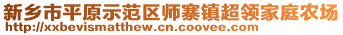 新鄉(xiāng)市平原示范區(qū)師寨鎮(zhèn)超領(lǐng)家庭農(nóng)場