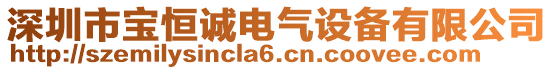 深圳市寶恒誠電氣設備有限公司