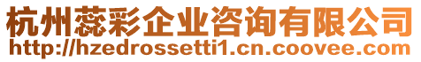 杭州蕊彩企業(yè)咨詢有限公司