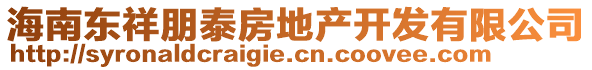 海南東祥朋泰房地產(chǎn)開發(fā)有限公司