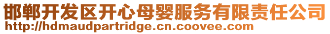 邯鄲開發(fā)區(qū)開心母嬰服務(wù)有限責(zé)任公司