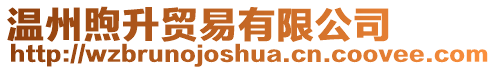 溫州煦升貿易有限公司