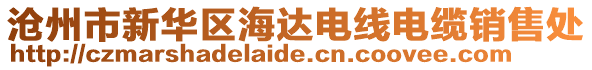 滄州市新華區(qū)海達(dá)電線電纜銷售處