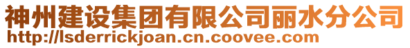 神州建設集團有限公司麗水分公司