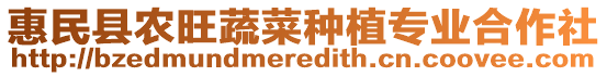 惠民縣農(nóng)旺蔬菜種植專業(yè)合作社