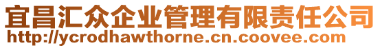 宜昌匯眾企業(yè)管理有限責任公司