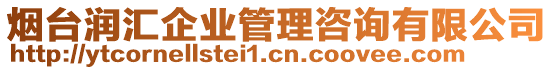 煙臺潤匯企業(yè)管理咨詢有限公司