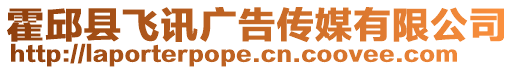 霍邱縣飛訊廣告?zhèn)髅接邢薰? style=