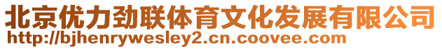 北京優(yōu)力勁聯(lián)體育文化發(fā)展有限公司