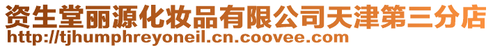 資生堂麗源化妝品有限公司天津第三分店