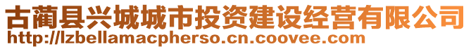 古藺縣興城城市投資建設(shè)經(jīng)營有限公司