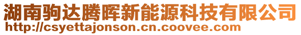 湖南駒達騰暉新能源科技有限公司