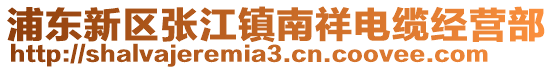 浦東新區張江鎮南祥電纜經營部