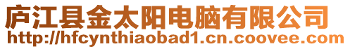 廬江縣金太陽電腦有限公司