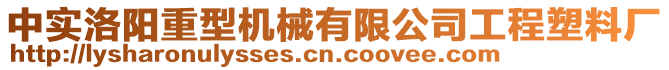 中实洛阳重型机械有限公司工程塑料厂