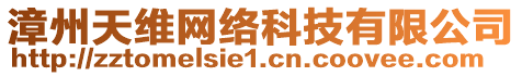 漳州天維網絡科技有限公司