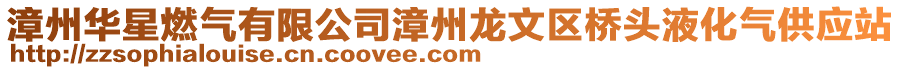 漳州華星燃?xì)庥邢薰菊闹蔟埼膮^(qū)橋頭液化氣供應(yīng)站