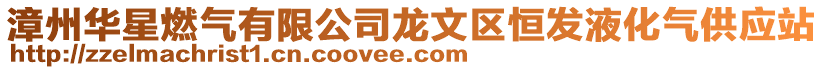 漳州華星燃氣有限公司龍文區恒發液化氣供應站