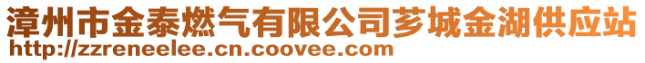 漳州市金泰燃?xì)庥邢薰舅G城金湖供應(yīng)站