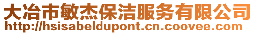 大冶市敏杰保潔服務(wù)有限公司