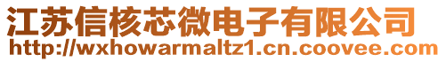 江蘇信核芯微電子有限公司