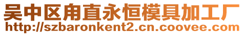 吳中區(qū)甪直永恒模具加工廠