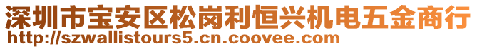 深圳市寶安區(qū)松崗利恒興機電五金商行