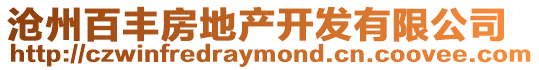 滄州百豐房地產(chǎn)開發(fā)有限公司
