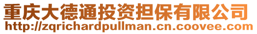 重慶大德通投資擔保有限公司