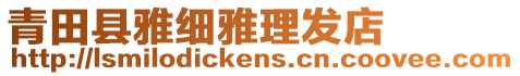 青田縣雅細雅理發(fā)店