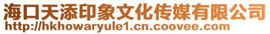 海口天添印象文化傳媒有限公司