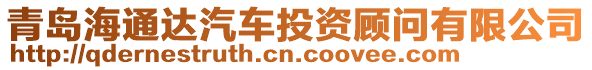 青島海通達(dá)汽車(chē)投資顧問(wèn)有限公司