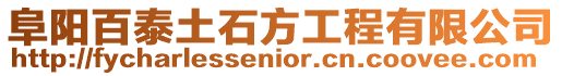 阜陽百泰土石方工程有限公司