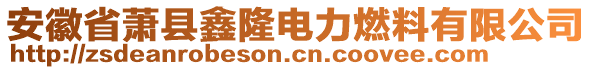 安徽省蕭縣鑫隆電力燃料有限公司