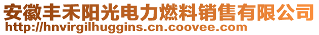 安徽豐禾陽光電力燃料銷售有限公司