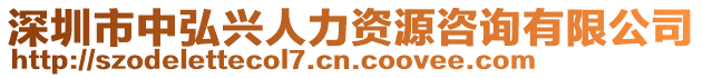 深圳市中弘興人力資源咨詢有限公司