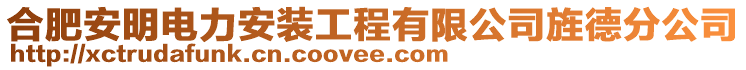 合肥安明電力安裝工程有限公司旌德分公司