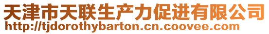 天津市天聯(lián)生產(chǎn)力促進(jìn)有限公司