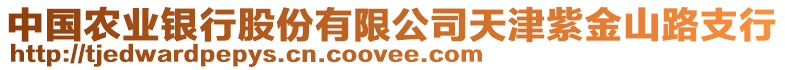 中國農業銀行股份有限公司天津紫金山路支行