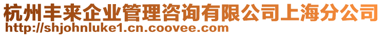 杭州豐來企業(yè)管理咨詢有限公司上海分公司