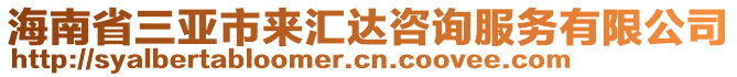 海南省三亞市來(lái)匯達(dá)咨詢(xún)服務(wù)有限公司