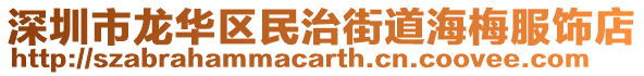 深圳市龍華區(qū)民治街道海梅服飾店