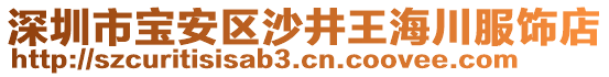 深圳市寶安區(qū)沙井王海川服飾店