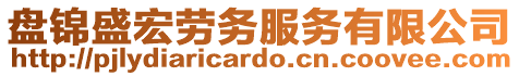 盤(pán)錦盛宏勞務(wù)服務(wù)有限公司